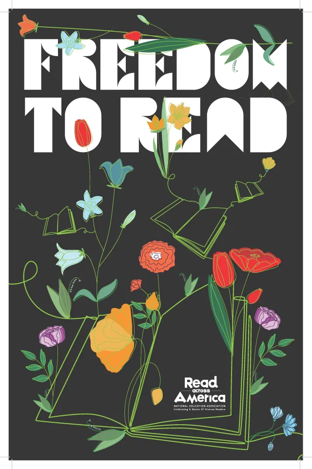 Freedom to Read Bookmark poster